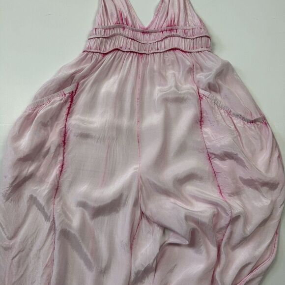 Urban Outfitters Hollis Pink Tie Dye Hippy Parachute Jumpsuit Romper, Sz. S-M - Picture 9 of 16